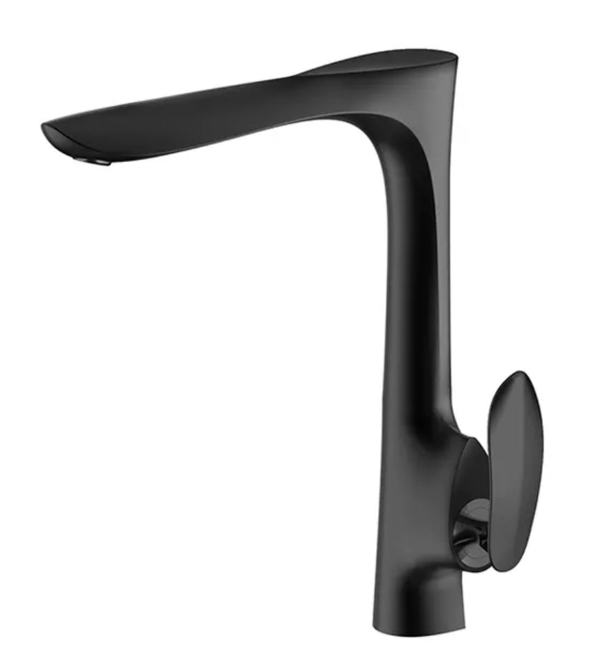 Mitigeur Cuisine 02916G Céphise Noir Mat | HUDOR