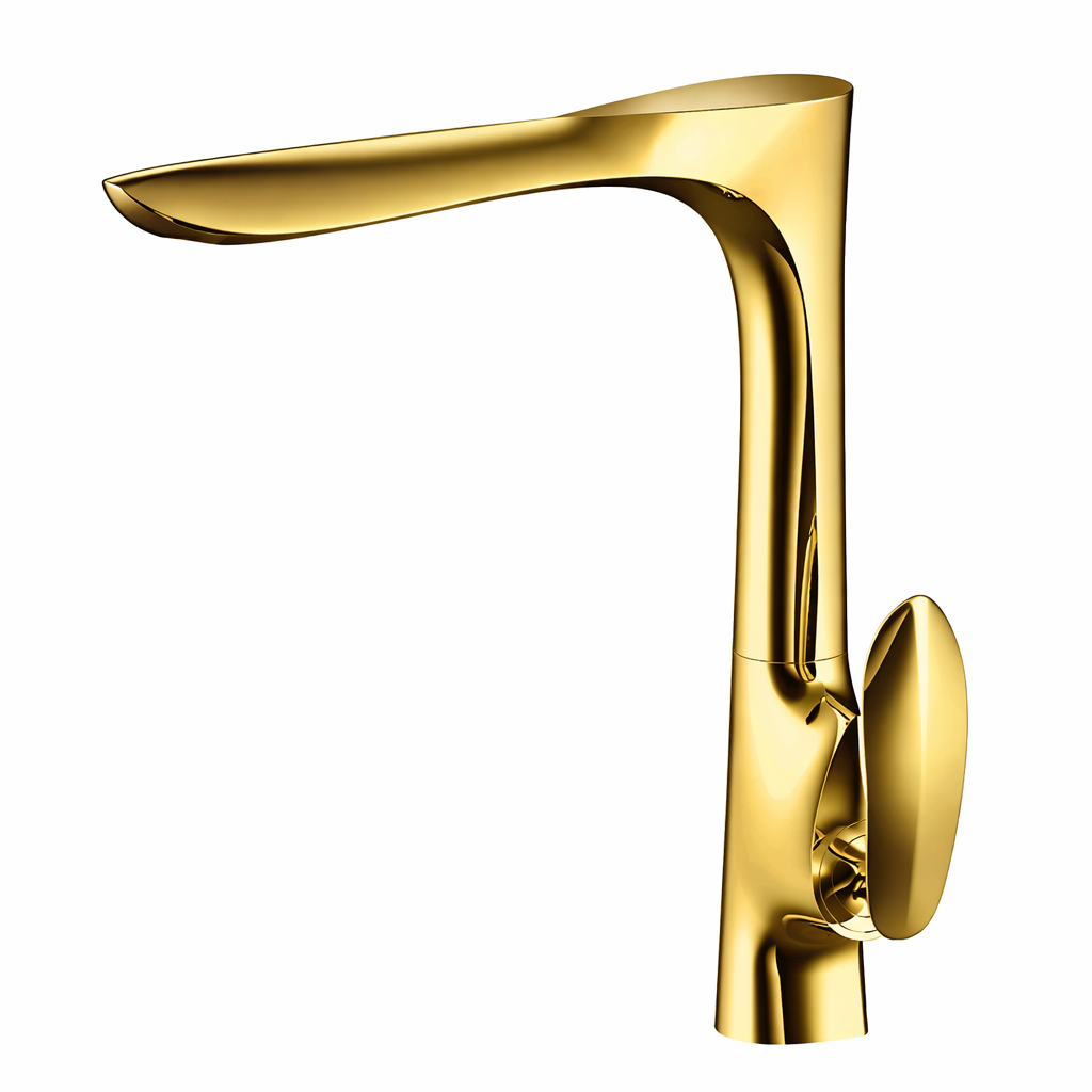 Grifo de cocina de latón dorado Halys Collection 02916G