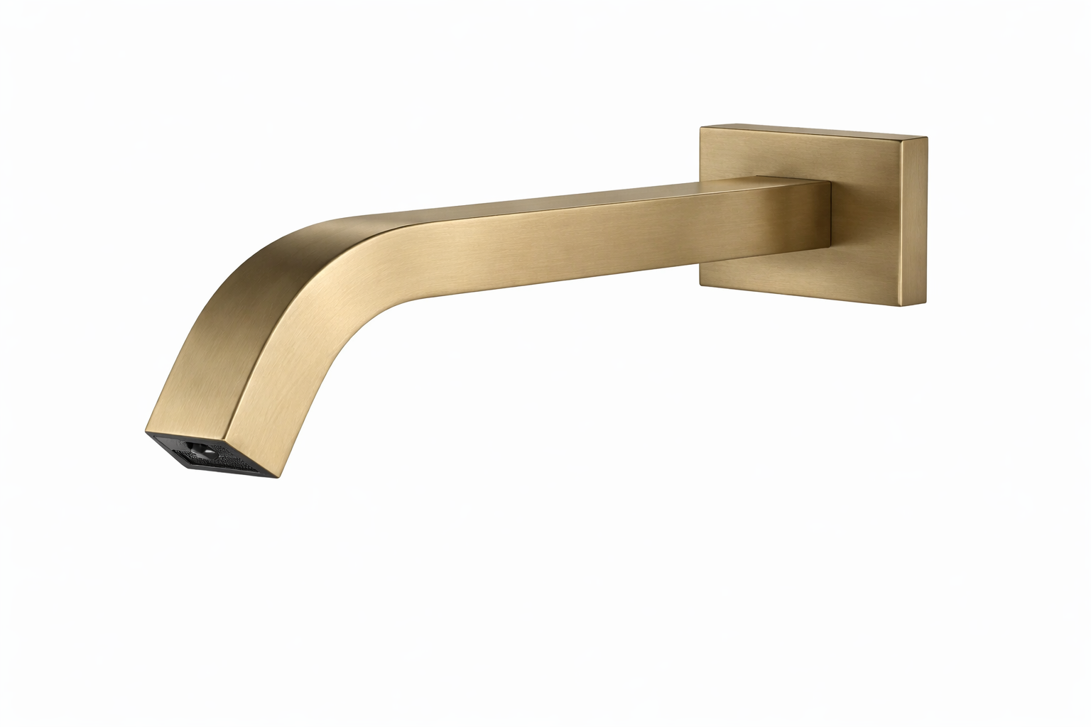 Grifo de lavabo infrarrojo 018 en latón dorado, colección Halys