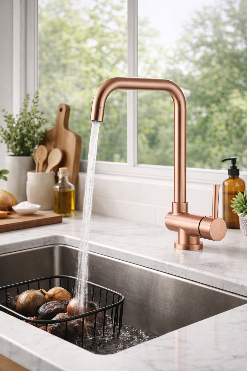 GRIFO DE COCINA EXTRAÍBLE CROMADO W04 COLECCIÓN ERYMANTHE