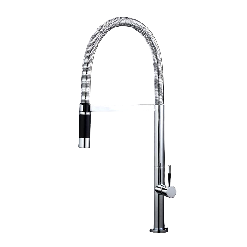 205 kitchen faucet in chrome-plated brass Erymanthe collection 
