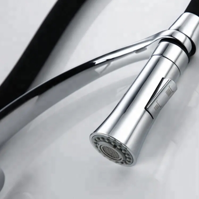 Robinet cuisine chrome 805 en laiton collection Erymanthe