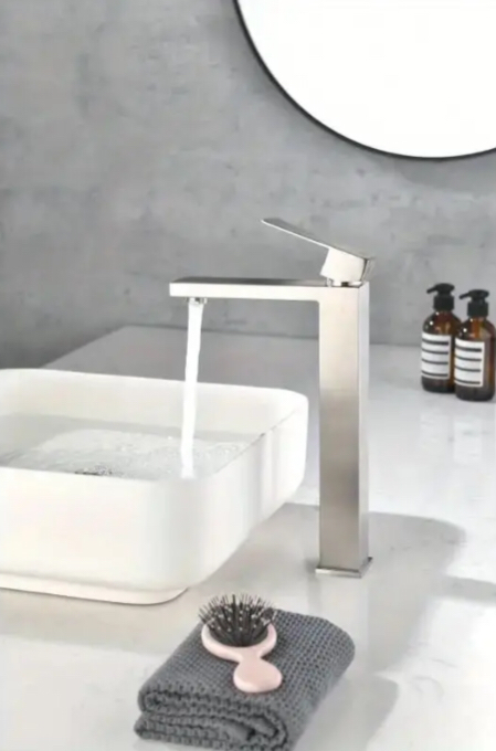 ROBINET DE LAVABO SURELEVE EN LAITON CHROME COLLECTION ENIPEE