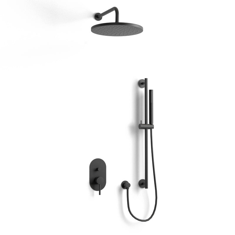 COMPOSITION DE DOUCHE SC85 EN LAITON NOIR COLLECTION CÉPHISE