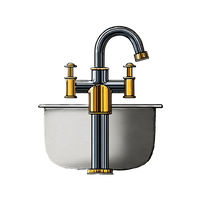 Robinet de bain sur pied