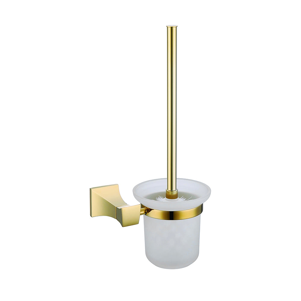 TOILET BRUSH HOLDER 002 GOLDEN BRASS Halys COLLECTION 