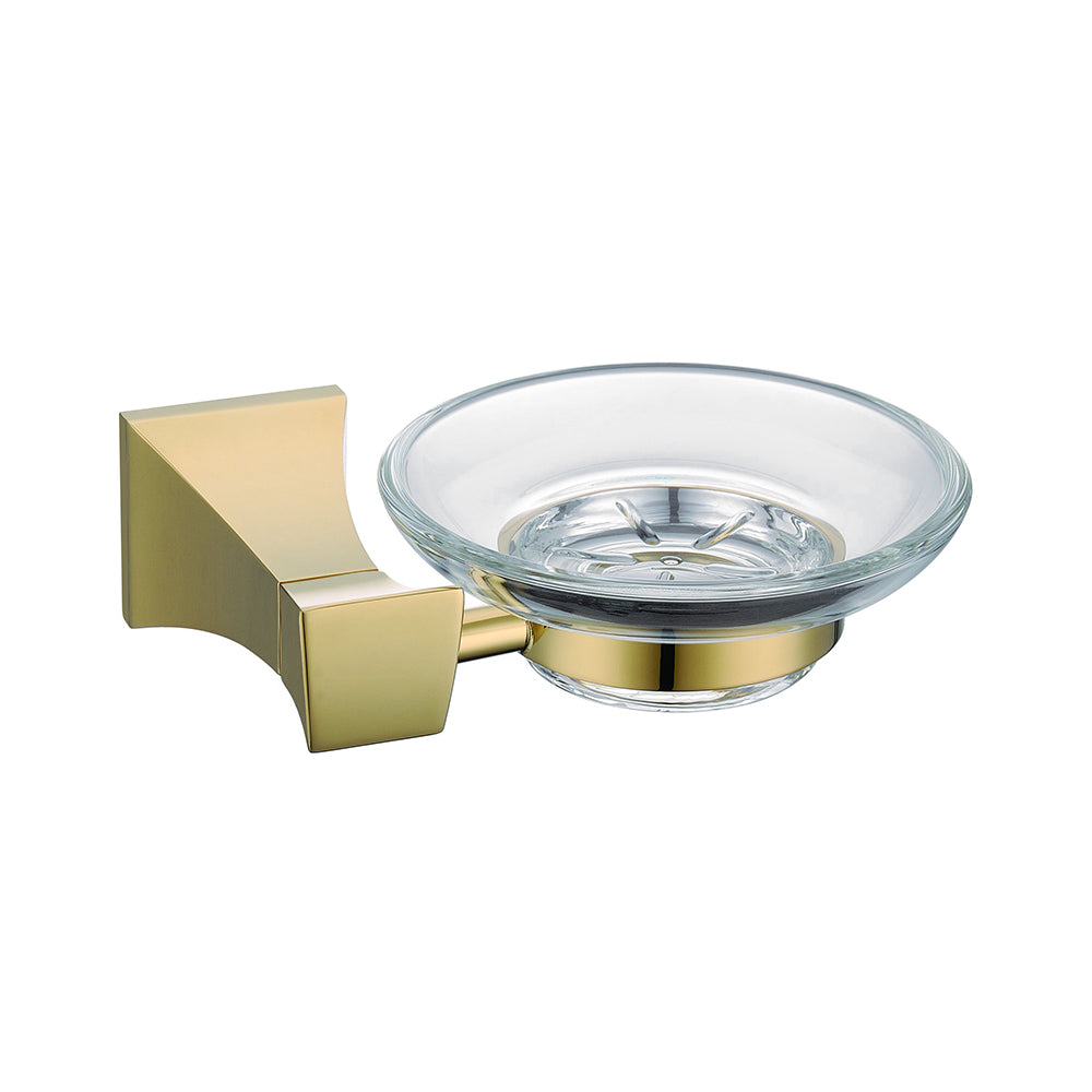 SOAP DISH 002 GOLDEN BRASS HALYS COLLECTION