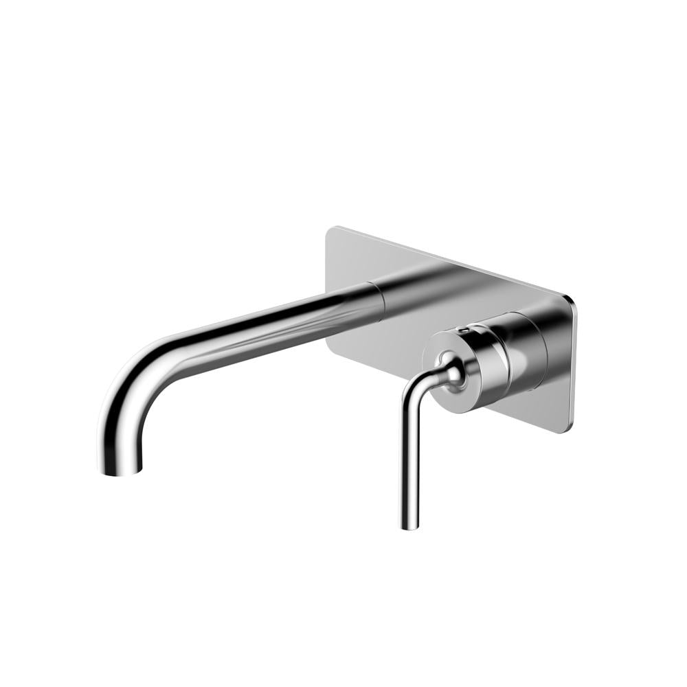 Grifo de lavabo de pared colección Erymanthe 202 en latón cromado 