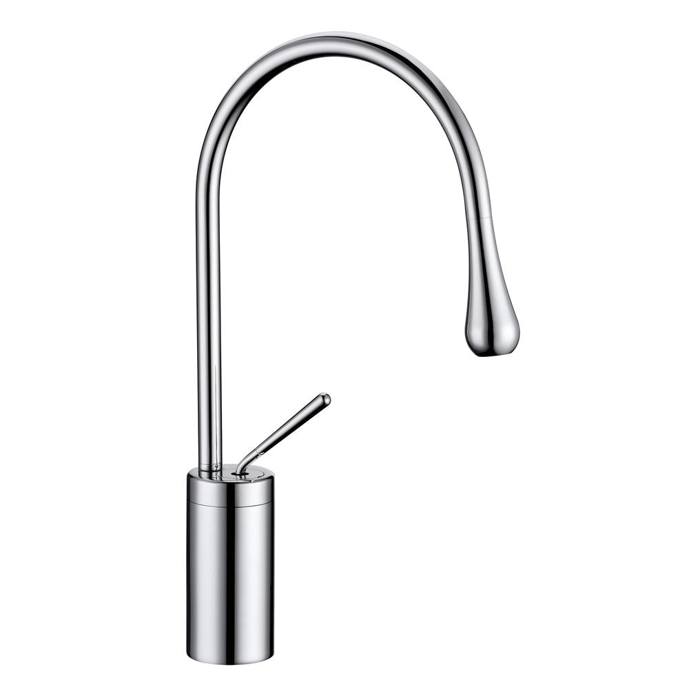 Robinet de lavabo surélevé 201 en laiton chromé collection Erymanthe