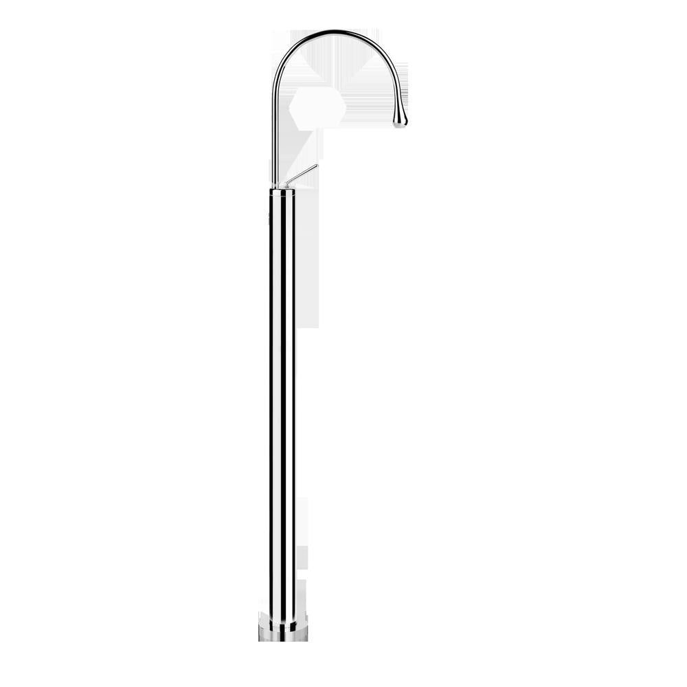 Robinet de baignoire au sol 009 en laiton chromé collection Erymanthe