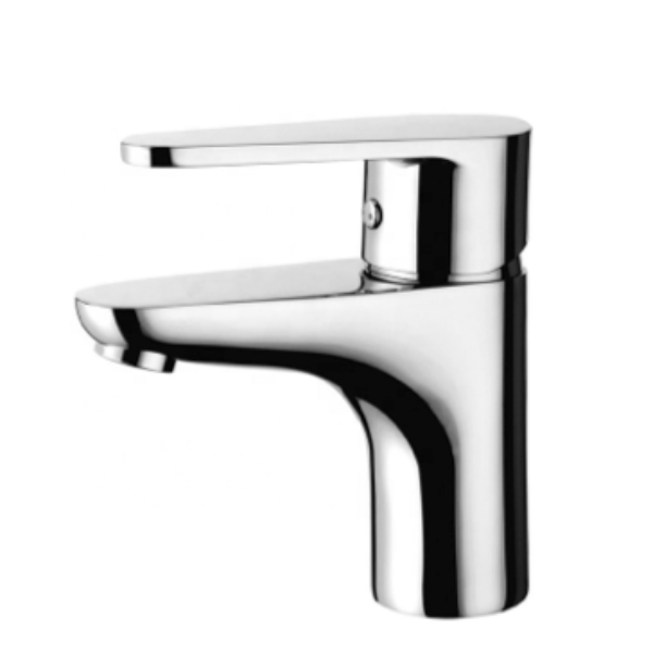Grifo para lavabo de cubierta de níquel cepillado Eas 65