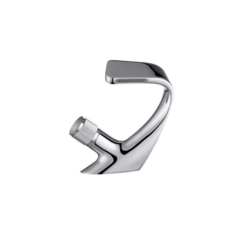 Robinet de lavabo sur plage en laiton chromé 80115 collection Erymanthe