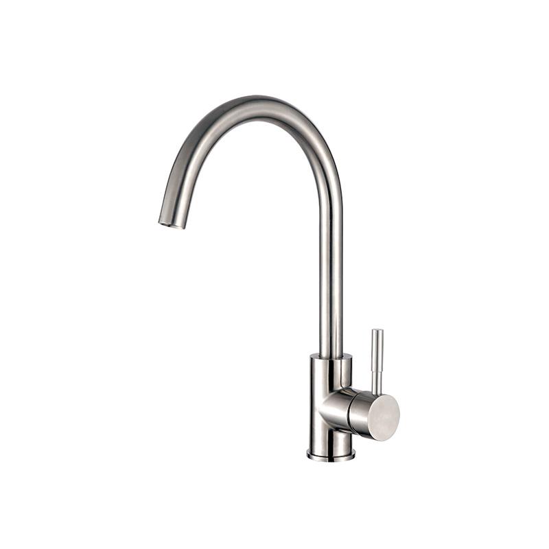 Robinet de cuisine KF811CP nickel brossé collection Eas