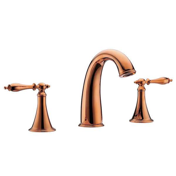 Robinet de lavabo sur plage 045 rose doré collection Pénée