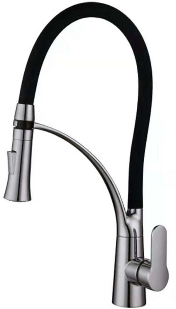 Robinet cuisine chrome 805 en laiton collection Erymanthe