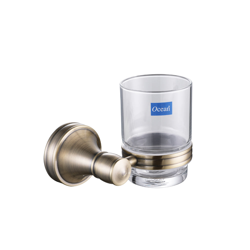TOOTHBRUSH HOLDER WC 003 GOLDEN BRASS SCAMANDRE COLLECTION