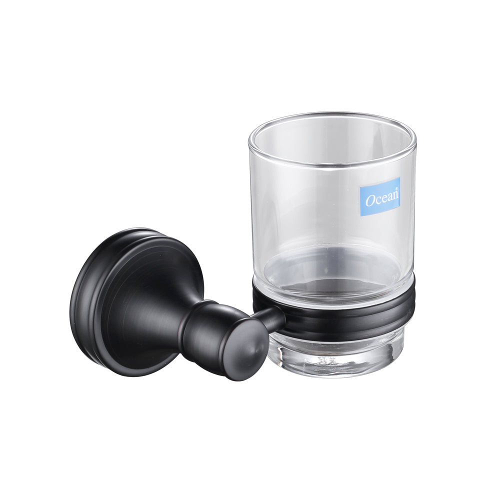 TOOTHBRUSH HOLDER 001 BLACK BRASS Céphise COLLECTION
