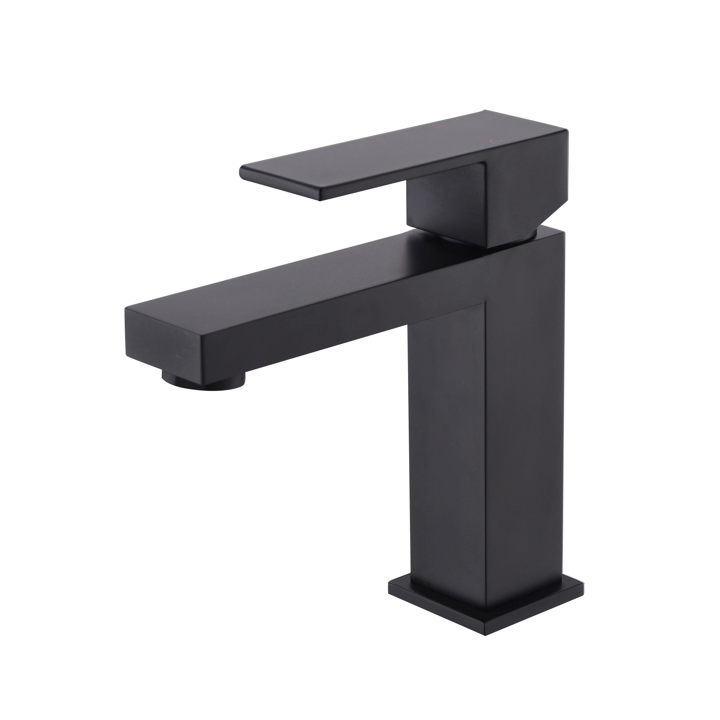 Grifo para lavabo de sobre encimera 001 en latón negro de la colección Alphée