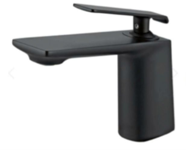 Robinet de lavabo sur plage 044 en laiton gun black collection Permesse