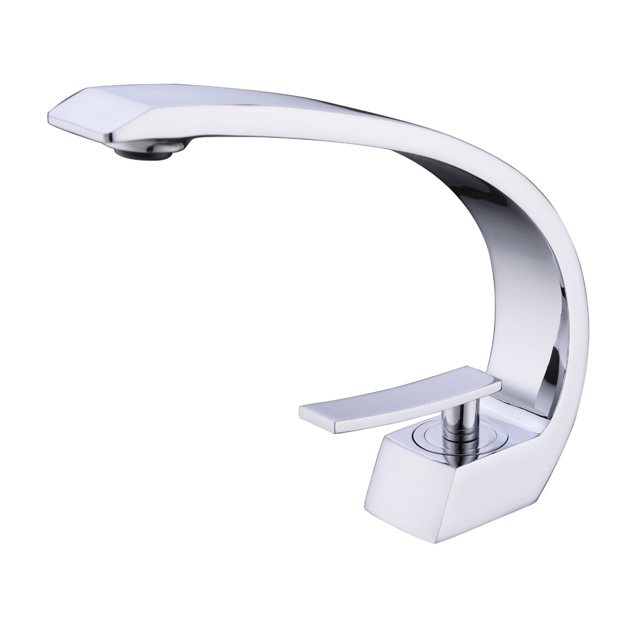 Grifo para lavabo de sobre encimera Erymanthe BNF606 en latón cromado