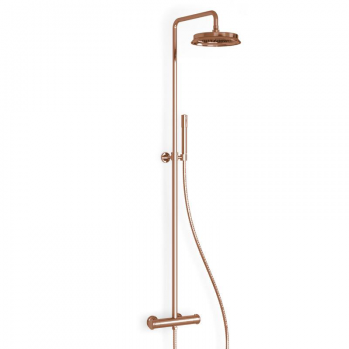 Colonne de douche 24 rose doré collection Tanaïs
