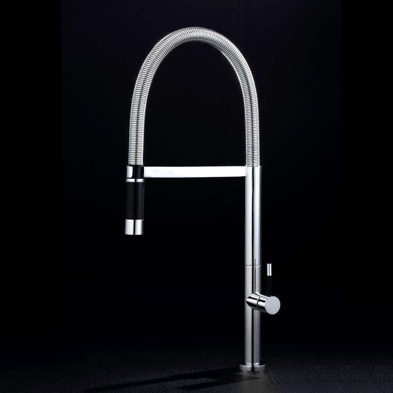 Robinet de cuisine 205 en laiton chromé collection Erymanthe