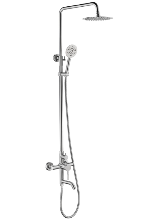 Colonne de douche 016 en laiton chromé collection Erymanthe