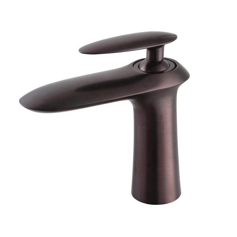 Robinet de lavabo sur plage 304 bronze collection Artémis